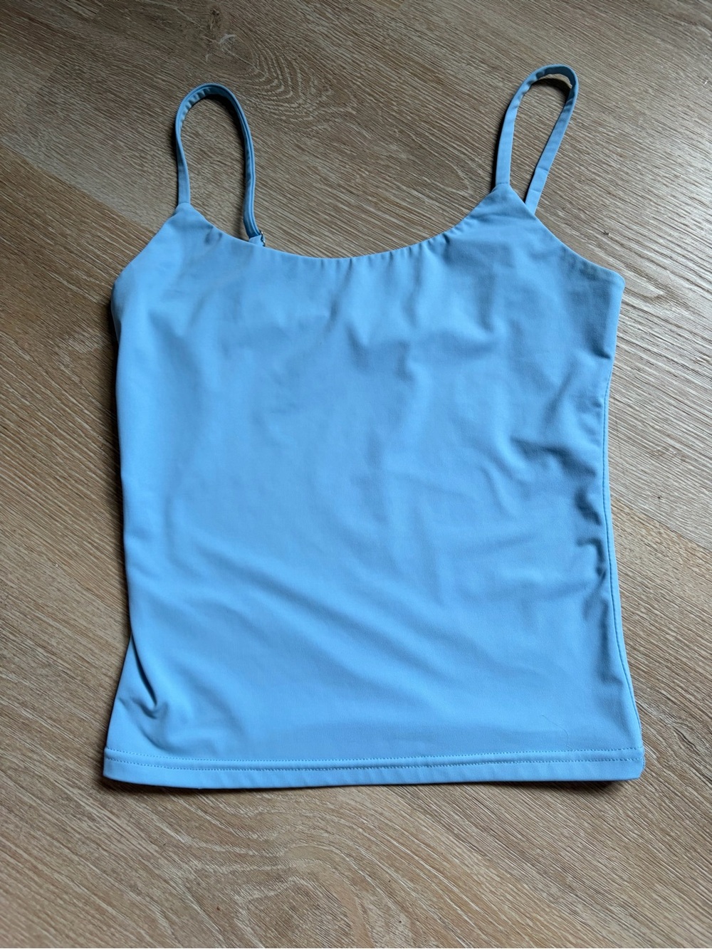 Women's Light Blue Spaghetti Strap Tank Top